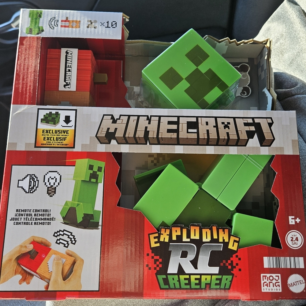 Minecraft exploding remote control creeper rc NEW